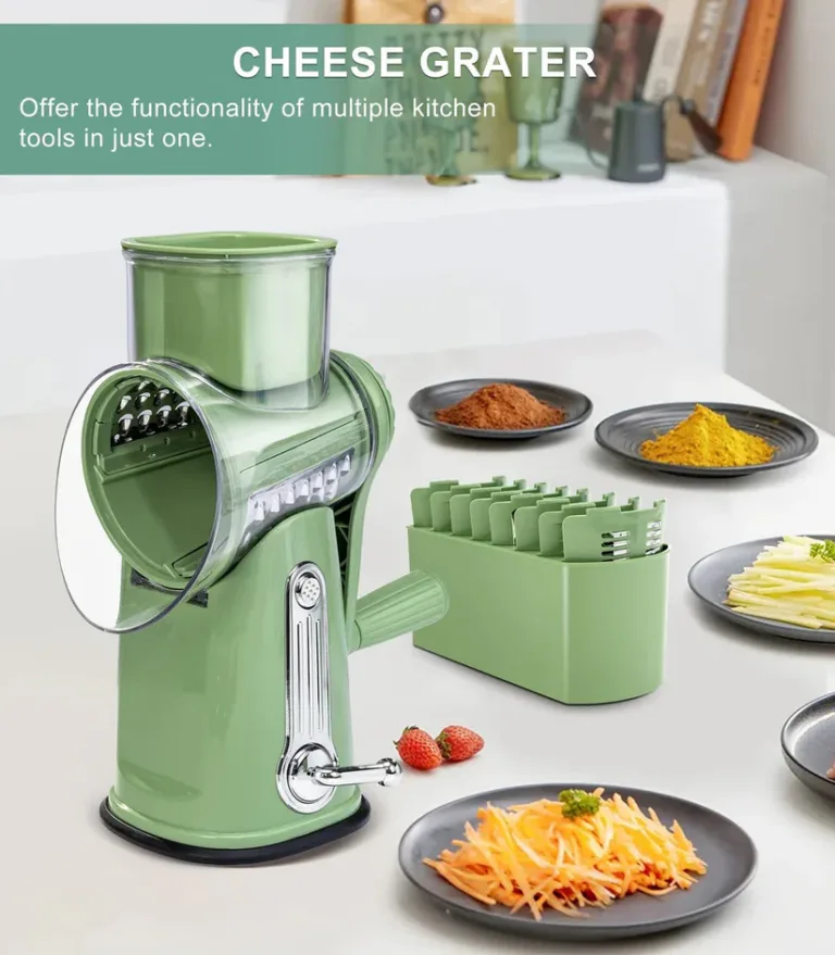 🔥New User Deal 🔥-5 in 1 Rotary Cheese Grater Vegetable Slicer